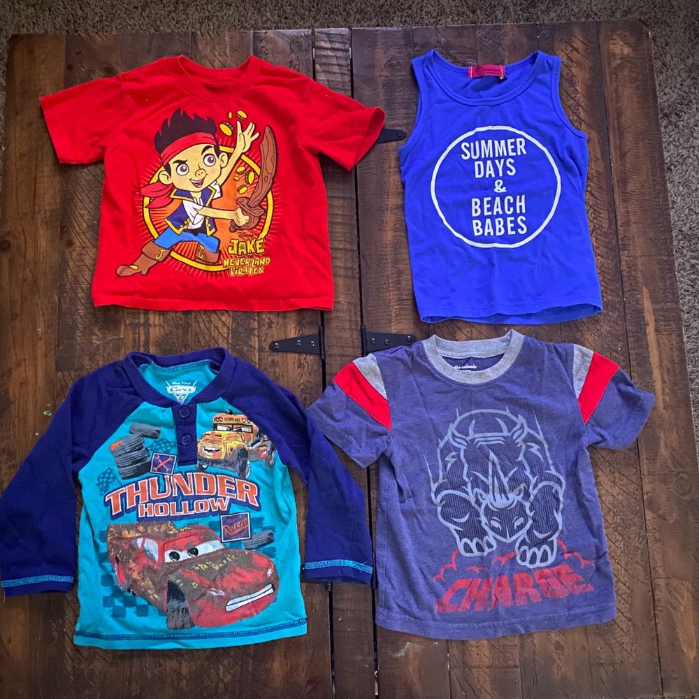 Four Pack of 3T Tshirts !!!